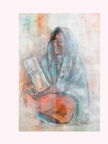Peinture intitulée "12.JPG" par Salima Abdelaoui, Œuvre d'art originale