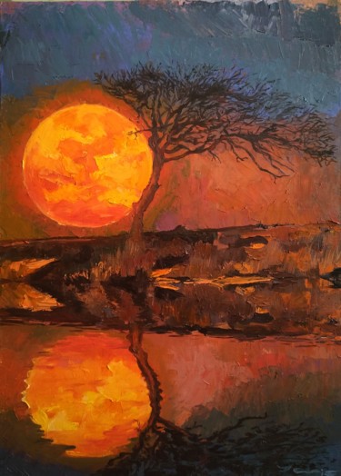The great unifier Painting titled "The great unifier" by Yanis Salimov, Original Art, Oil Mounted on Wood Panel