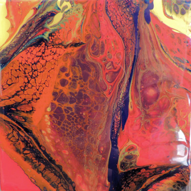 Painting titled "MAGELLANIC CLOUD.jpg" by Sally Mustang, Original Artwork, Acrylic