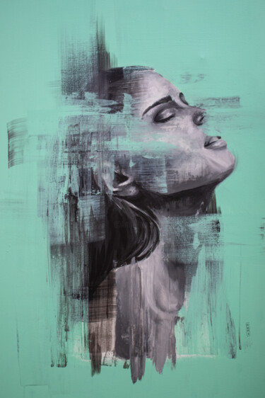Malerei mit dem Titel "DESIRE" von Salomé Pilot (Nomé), Original-Kunstwerk, Acryl Auf Keilrahmen aus Holz montiert