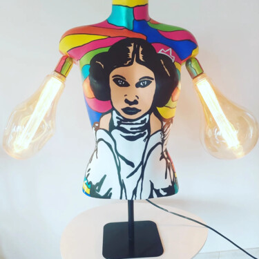 Design titled "Princesse LEIA" by Saloua Mercier, Original Artwork, Luminaire