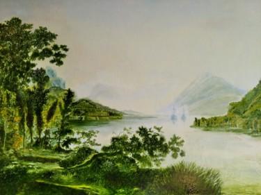 Peinture intitulée "To the native shore…" par Zoia Maslii, Œuvre d'art originale, Huile