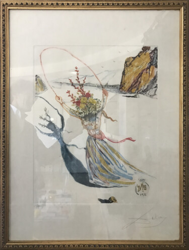 Incisioni, stampe intitolato "Primavera" da Salvador Dali, Opera d'arte originale, Serigrafia