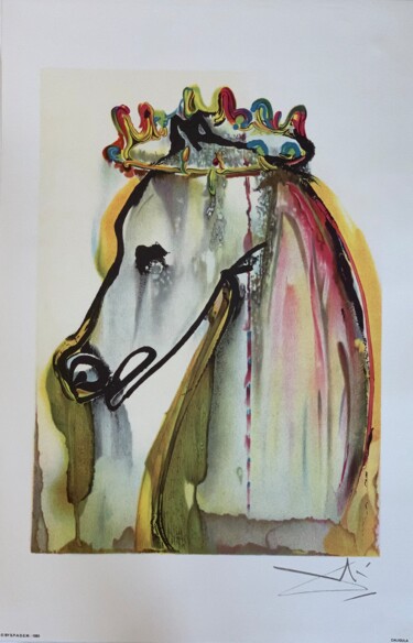 印花与版画 标题为“Caligula” 由Salvador Dali, 原创艺术品, 光刻技术