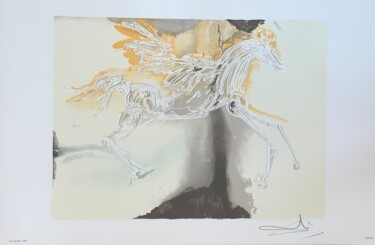 Druckgrafik mit dem Titel "Pégase" von Salvador Dali, Original-Kunstwerk, Lithographie