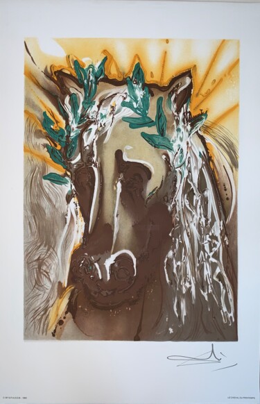 Gravures & estampes intitulée "Le Cheval Du Printe…" par Salvador Dali, Œuvre d'art originale, Lithographie