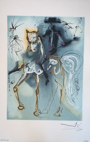 Отпечатки и Гравюры под названием "Le Picador" - Salvador Dali, Подлинное произведение искусства, Литография