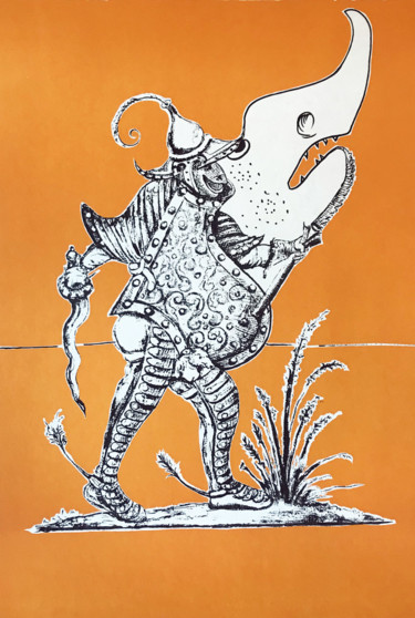 Estampas & grabados titulada "Les Songes Drolatiq…" por Salvador Dali, Obra de arte original, Litografía