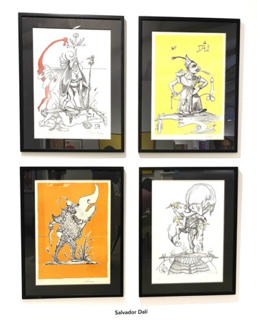 Εκτυπώσεις & Χαρακτικά με τίτλο "Set of four Lithogr…" από Salvador Dali, Αυθεντικά έργα τέχνης, Λιθογραφία