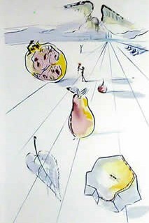 Gravures & estampes intitulée "I WENT DOWN INTO TH…" par Salvador Dali, Œuvre d'art originale