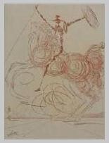 Impressões e gravuras intitulada "Salvador Dali Don Q…" por Salvador Dali, Obras de arte originais