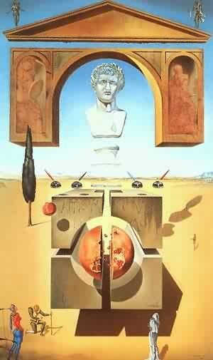 Druckgrafik mit dem Titel "Dematerialization N…" von Salvador Dali, Original-Kunstwerk
