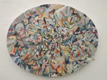 Pintura titulada "Abstracto VI" por Salvador Velarde, Obra de arte original, Oleo
