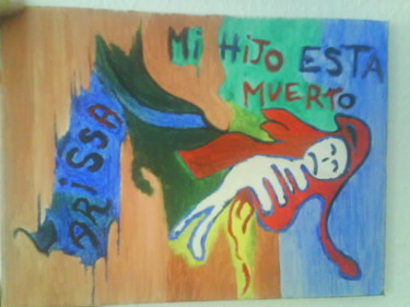 Peinture intitulée "Mi pasado..." par Victor Manuel Garcia Diaz, Œuvre d'art originale