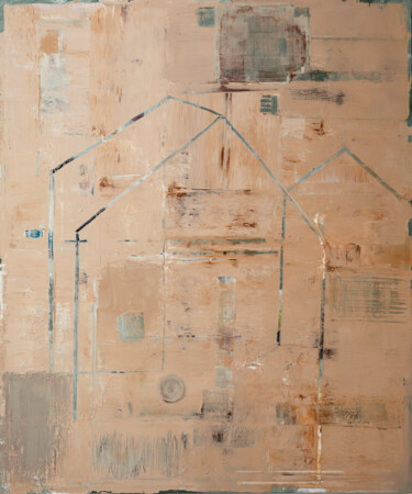绘画 标题为“composizione_38_23” 由Salvatore Balice, 原创艺术品, 丙烯 安装在木质担架架上