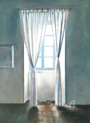 Картина под названием "Interior 13" - Salvatore Cocca, Подлинное произведение искусства, Масло