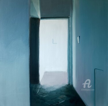 Картина под названием "INTERIOR N° 61" - Salvatore Cocca, Подлинное произведение искусства, Масло