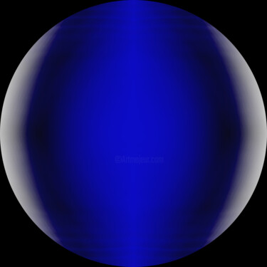Фотография под названием "Orb 1.0 Blue" - Salvatore John Sgroi, Подлинное произведение искусства, Цифровая фотография