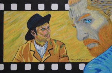 Painting titled "Van Gogh & Armand R…" by Salvo Distefano, Original Artwork, Acrylic