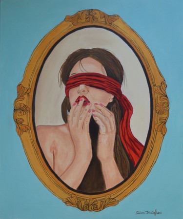Ζωγραφική με τίτλο "Percezione" από Salvo Distefano, Αυθεντικά έργα τέχνης, Λάδι