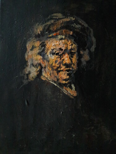 "Rembrandt étude.." başlıklı Tablo Sam Keusseyan Gladiateur tarafından, Orijinal sanat, Akrilik
