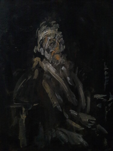 Картина под названием "Rembrandt étude.." - Sam Keusseyan Gladiateur, Подлинное произведение искусства, Акрил