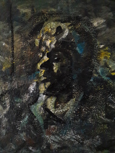 Pittura intitolato "" Étude d'après Van…" da Sam Keusseyan Gladiateur, Opera d'arte originale, Acrilico