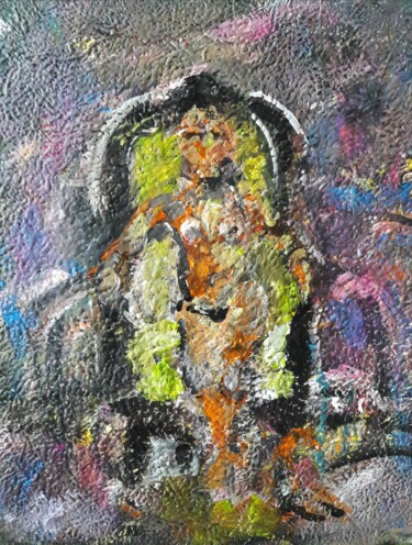 Painting titled ""Étude d'après Paul…" by Sam Keusseyan Gladiateur, Original Artwork, Acrylic