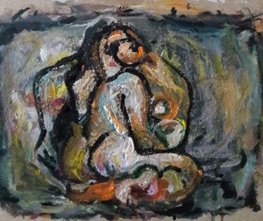 Peinture intitulée "femme comme la rése…" par Sam Keusseyan Gladiateur, Œuvre d'art originale, Acrylique