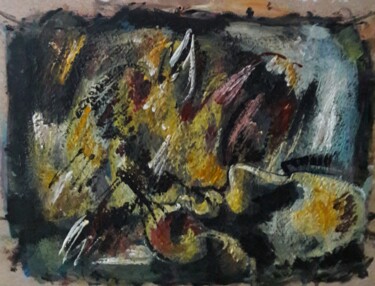 Peinture intitulée "les épines de la li…" par Sam Keusseyan Gladiateur, Œuvre d'art originale, Acrylique