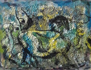 Painting titled "un mouton de montag…" by Sam Keusseyan Gladiateur, Original Artwork, Acrylic