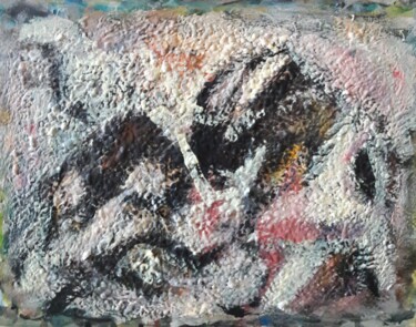 Pintura intitulada "taureau yt54" por Sam Keusseyan Gladiateur, Obras de arte originais, Acrílico