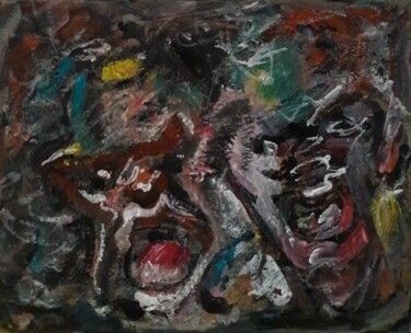 Painting titled "Vos gueules 2" by Sam Keusseyan Gladiateur, Original Artwork, Acrylic
