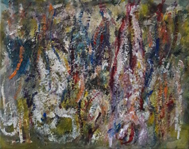 Peinture intitulée "le tapis de l'enfer…" par Sam Keusseyan Gladiateur, Œuvre d'art originale, Acrylique