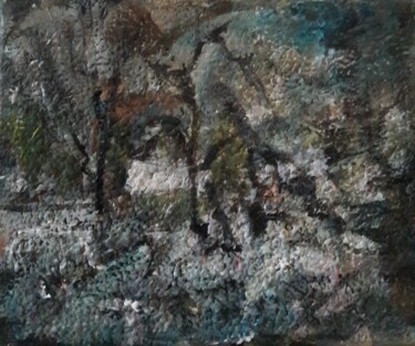 Malerei mit dem Titel "neige" von Sam Keusseyan Gladiateur, Original-Kunstwerk, Acryl