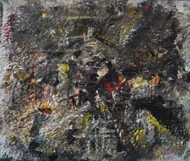 Картина под названием "dans gare" - Sam Keusseyan Gladiateur, Подлинное произведение искусства, Акрил