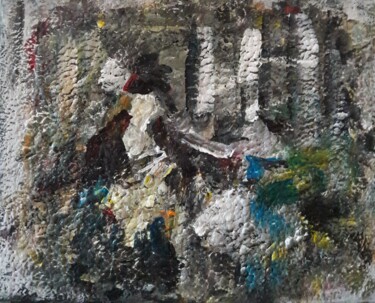 Painting titled "mère et fille" by Sam Keusseyan Gladiateur, Original Artwork, Acrylic
