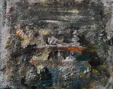 Картина под названием "pont sur laque" - Sam Keusseyan Gladiateur, Подлинное произведение искусства, Акрил