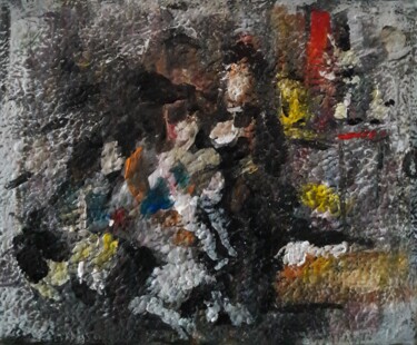 Painting titled "familiale nostalgiq…" by Sam Keusseyan Gladiateur, Original Artwork, Acrylic