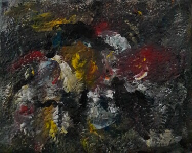 Картина под названием "Van Gogh fume la pi…" - Sam Keusseyan Gladiateur, Подлинное произведение искусства, Акрил
