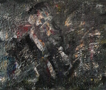 Peinture intitulée "lui..n" par Sam Keusseyan Gladiateur, Œuvre d'art originale, Acrylique