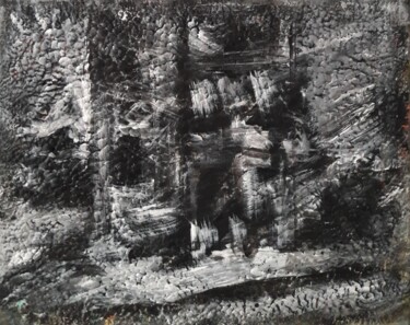 Картина под названием "d'après Hopper mml" - Sam Keusseyan Gladiateur, Подлинное произведение искусства, Акрил