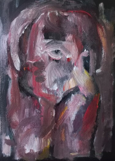 Painting titled "La danseuse  vxhg65t" by Sam Keusseyan Gladiateur, Original Artwork, Acrylic