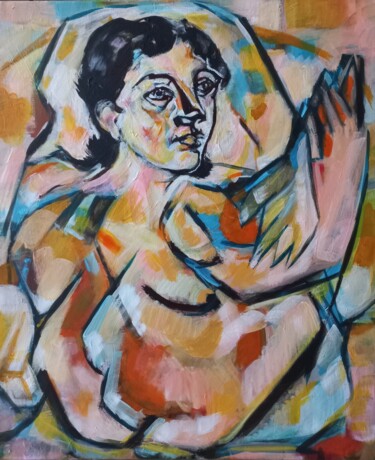 Картина под названием "" mon amour adoré "…" - Sam Keusseyan Gladiateur, Подлинное произведение искусства, Акрил