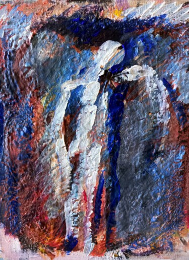Painting titled "" inexistence " c" by Sam Keusseyan Gladiateur, Original Artwork, Acrylic