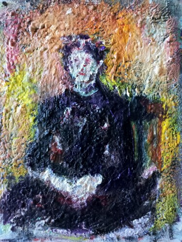 Painting titled "" Esquisse "  v" by Sam Keusseyan Gladiateur, Original Artwork, Acrylic