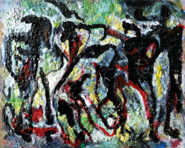 Pintura intitulada "" dans la vie des a…" por Sam Keusseyan Gladiateur, Obras de arte originais, Acrílico