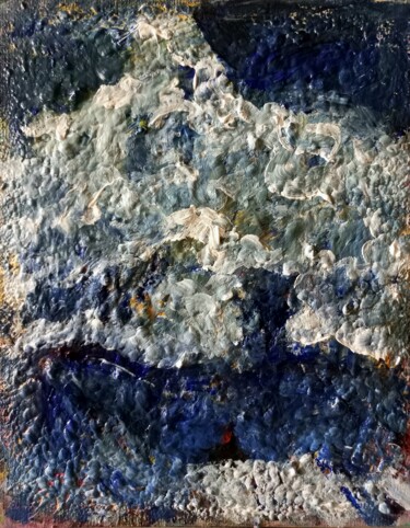 Peinture intitulée "" nuage abstrait "" par Sam Keusseyan Gladiateur, Œuvre d'art originale, Acrylique