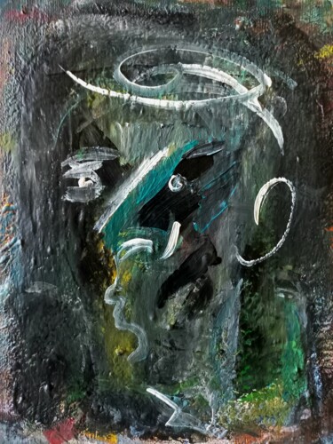 Peinture intitulée "" les restes de gue…" par Sam Keusseyan Gladiateur, Œuvre d'art originale, Acrylique