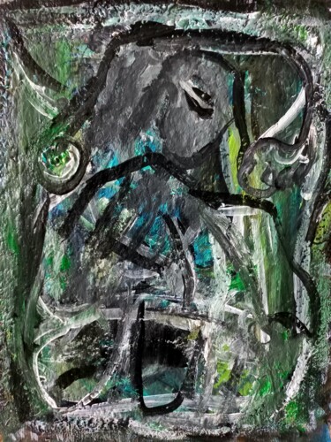 Картина под названием "" bonheur.." 10" - Sam Keusseyan Gladiateur, Подлинное произведение искусства, Акрил
